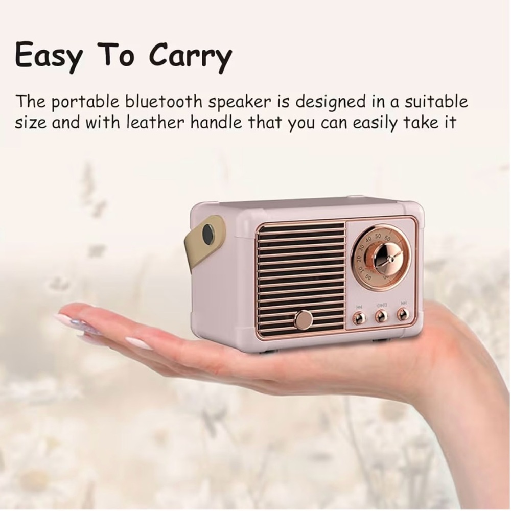 Retro portable Bluetooth speaker - Picture 7 of 9